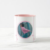 Mok met een roze touch en aangepaste foto (Midden)