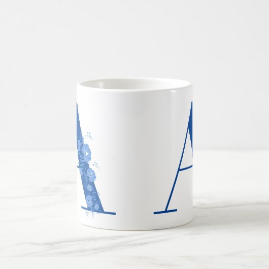 Mok met Floral Monogram (Center)