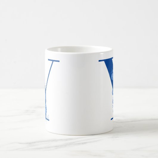 Mok met Floral Monogram Y (Center)