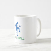 Mok met Football speler (Voorkant rechts)