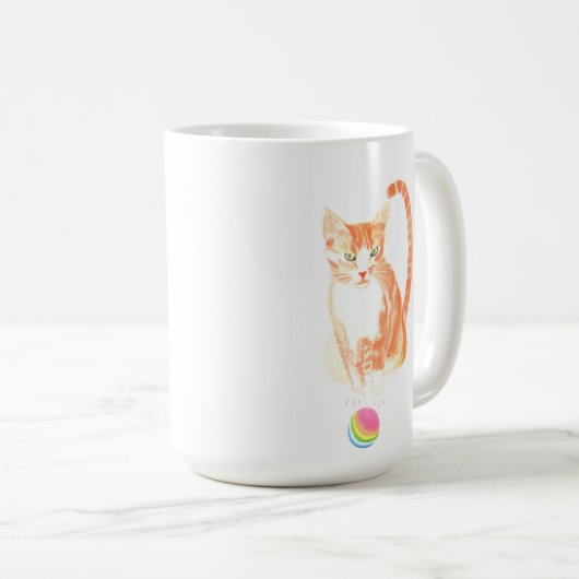 Mok met gember-tablet en kogelkoffie (Voorkant rechts)
