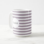 Mok met gestreept naam (Voorkant links)