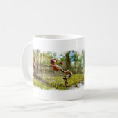 Mok met grappige kanonnen motorfietsers (Voorkant links)