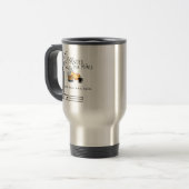 Mok met Handle Com um pastel de nata (Voorkant links)