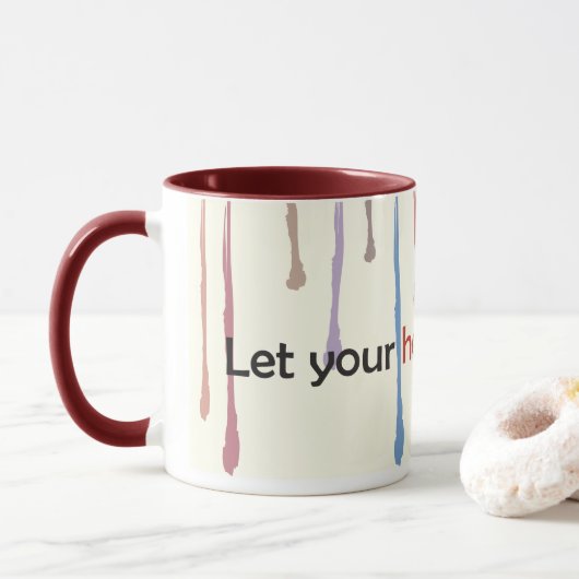 Mok met Hartjeslicht (Met donut)