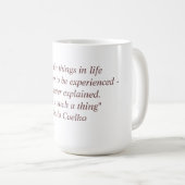Mok met het Citaat van Paulo Coelho (Voorkant rechts)