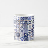Mok met het Portugese Tiles Pattern - Azulejos (Center)