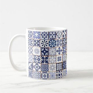 Mok met het Portugese Tiles Pattern - Azulejos