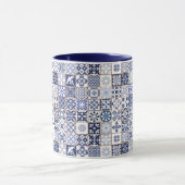 Mok met het Portugese Tiles Pattern - Azulejos (Midden)