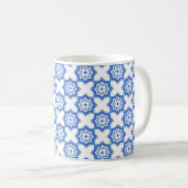 Mok met het Portugese Tiles Pattern - Azulejos (Voorkant rechts)