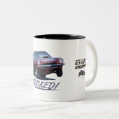 Mok met "HOOKED!" (Voorkant rechts)