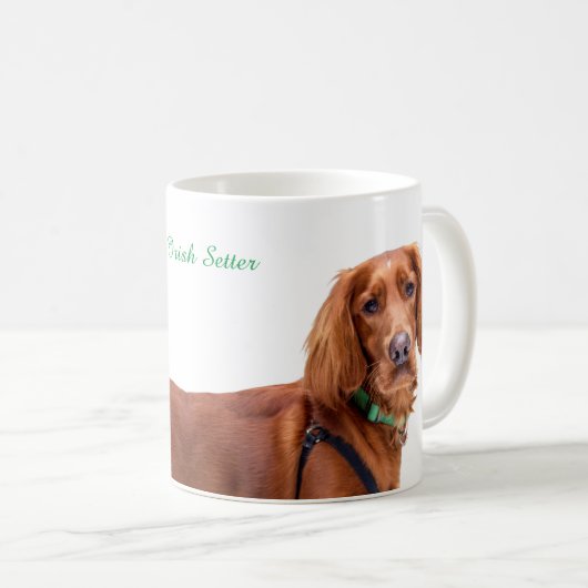Mok met Irish Setter (Voorkant rechts)