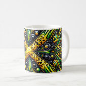 Mok met Jamaicaanse kleuren Design (Voorkant rechts)