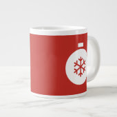 Mok met kerstbal Roodkoffie (Voorkant rechts)