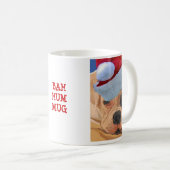 Mok met kerstboxer Bah Hum (Voorkant rechts)