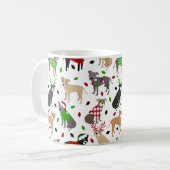 Mok met kerstcadeau voor honden (Voorkant links)