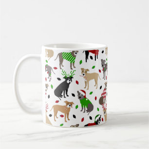 Mok met kerstcadeau voor honden