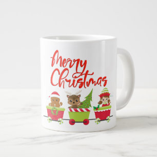 Mok met kerstcadeaus - Jumbo-Mok