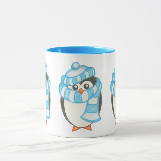 Mok met kerstkoffie in Penguin (Midden)