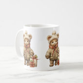 Mok met kerstteddy Bear (Voorkant links)