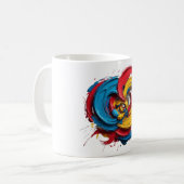Mok met logo-ontwerp (Voorkant links)