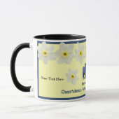 Mok met Maart Maand Vloer het Daffodil (Links)