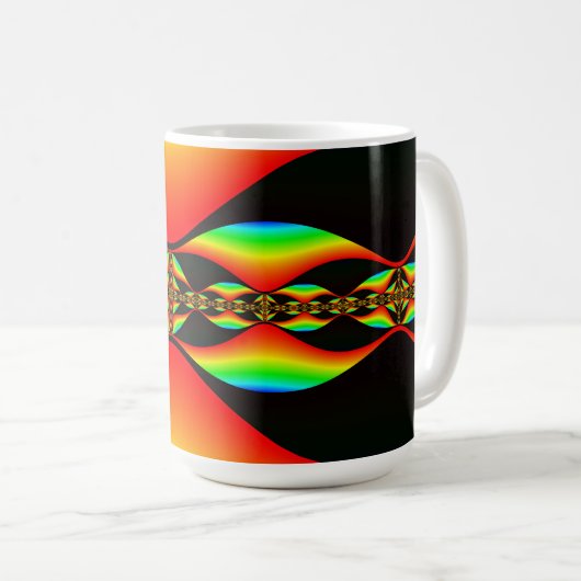 Mok met Mandelbrot Fractal (Voorkant rechts)