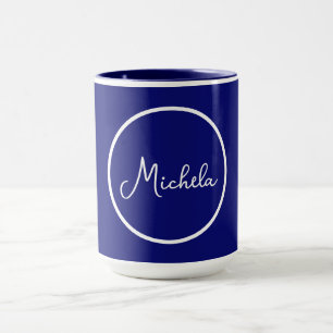 Mok met monogram koffie