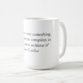 Mok met Paulo Coelho Quote (Voorkant rechts)