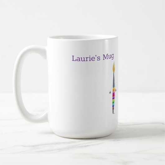 Mok met  penseel (Links)