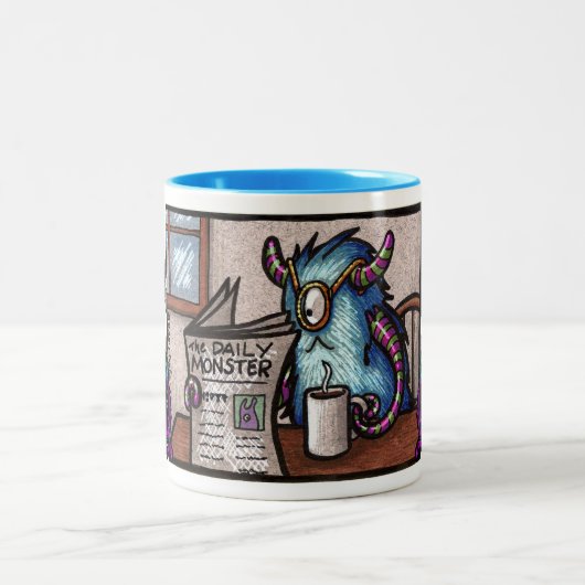 Mok met piepende ademhaling - Koffiemonster in och (Center)