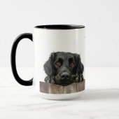 Mok met platte omhulling van de retriever (Links)
