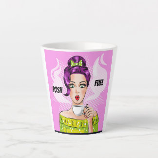 Mok met poederbrandstof latte - Poshmark Mok