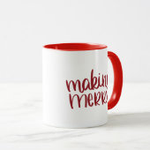 Mok met prettige feestdagen (Voorkant rechts)