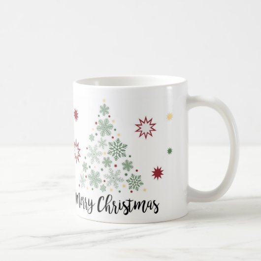 Mok met prettige kerstcadeaus (Rechts)