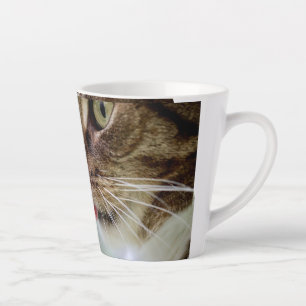 Mok met realistisch kattengezicht