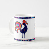 mok met rooster (Voorkant links)