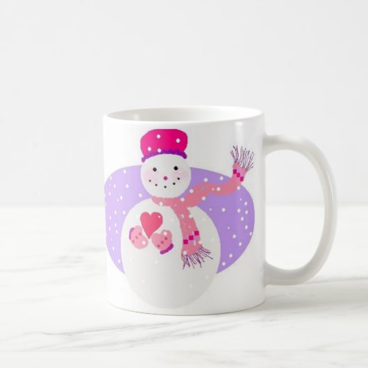 Mok met roze sneeuw (Rechts)