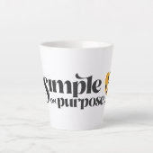 Mok met 'Simpel van doel' (Voorkant)