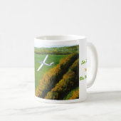 Mok met "Solo Flight Over Blue Mountain" (Voorkant rechts)