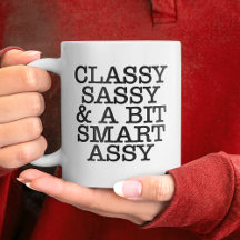 Mok met stijlvolle, sassy, grappige citaten