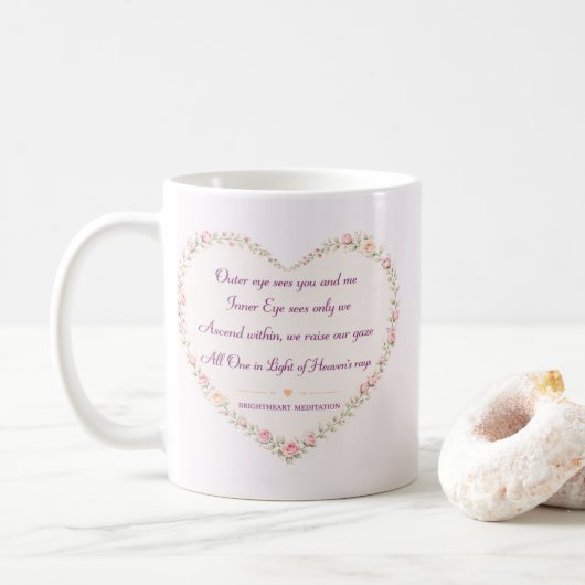 mok met tekst (Met donut)