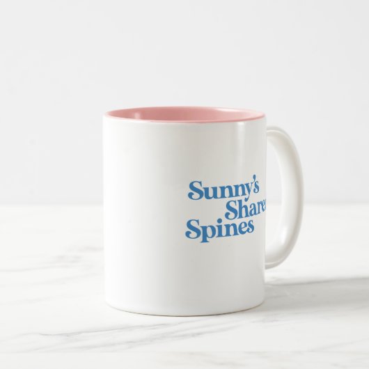 Mok met twee tonen links (Voorkant rechts)