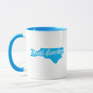 Mok met vorm van North Carolina