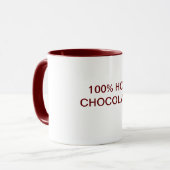 Mok met warme chocolade (Voorkant links)
