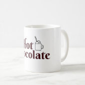 Mok met warme chocolade (Voorkant rechts)