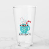 Mok met warme chocolade glas (Voorkant)