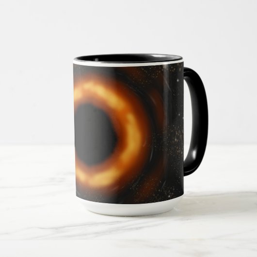 Mok met zwarte hals (Voorkant rechts)