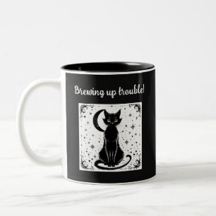 Mok met Zwarte Kat en Halloween-thema 'Brouwen Pro