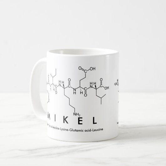 Mok Mikel peptide name (Voorkant links)